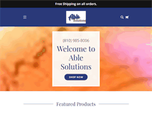 Tablet Screenshot of able-solutions.com
